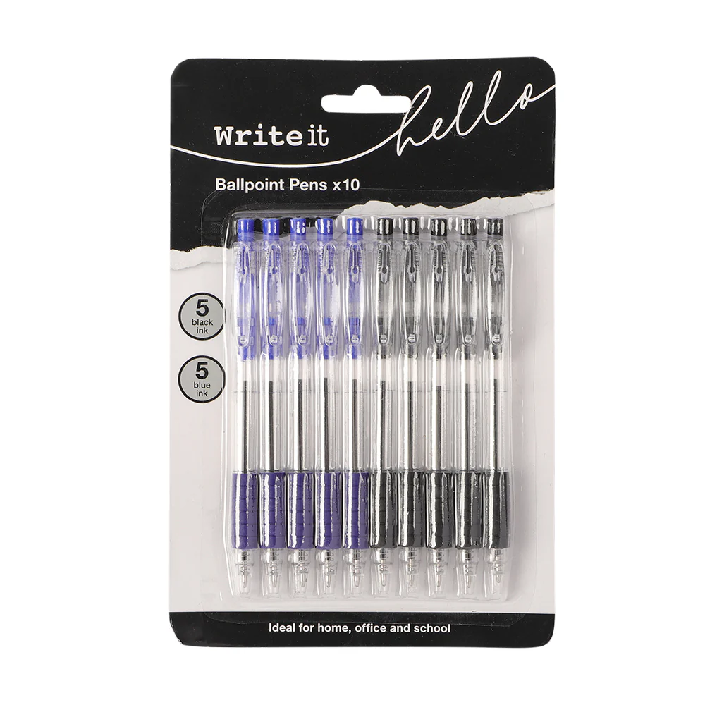 10 Pack Ballpoint Pens