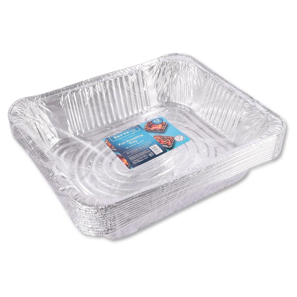 12 Foil Roasting Trays