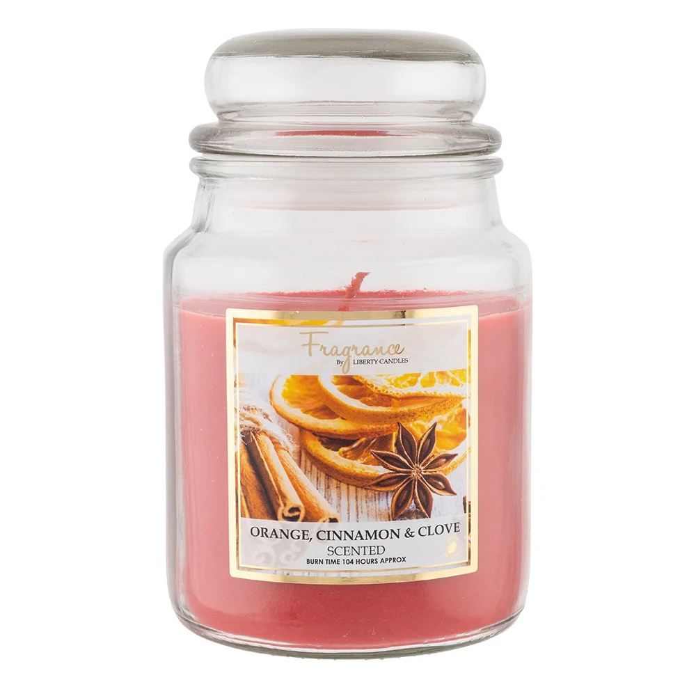 18oz Jar Candle Orange, Cinnamon & Clove Scented