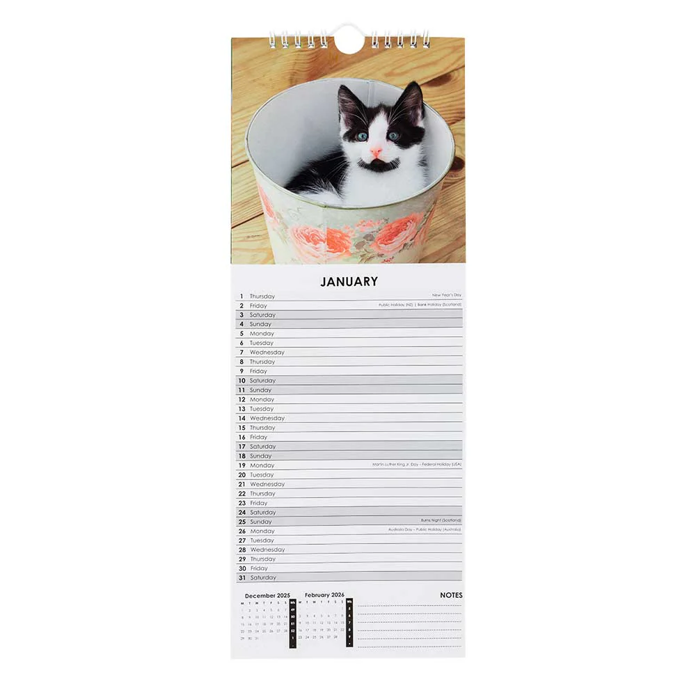 2026 Slimline Cats & Dogs Calendar - Image 6