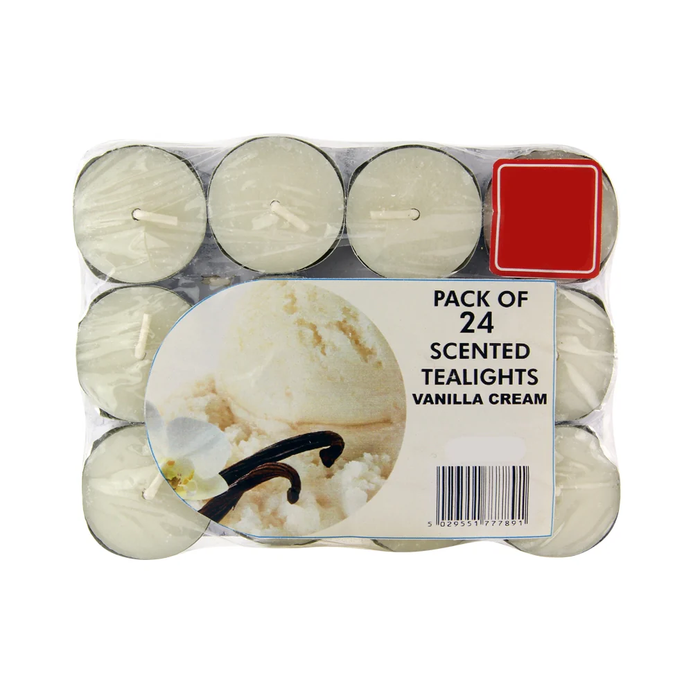 24 Vanilla Scented Tealights