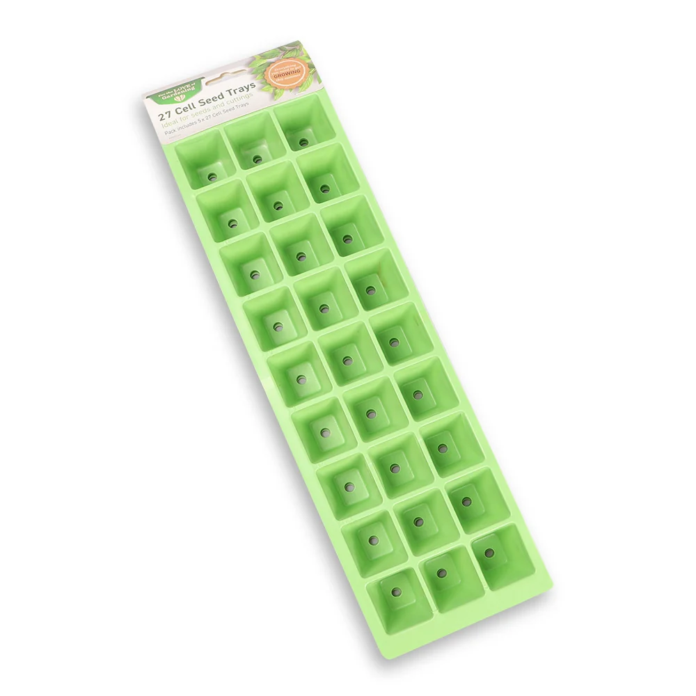 27 Cell Seed Trays 5 Pack - Green