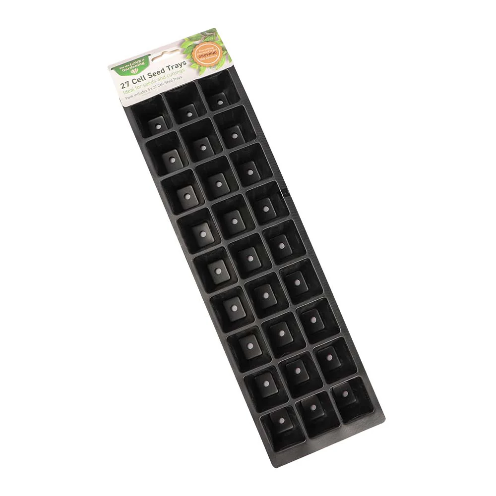 27 Cell Seed Trays 5 Pack - Green - Image 2