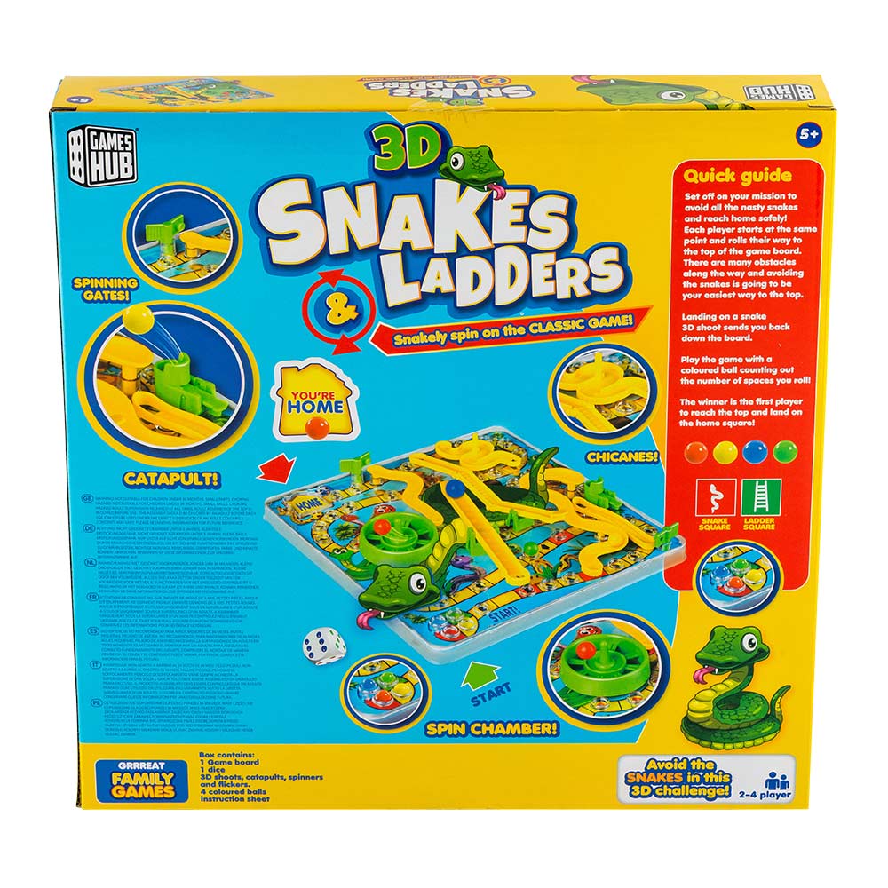 3D Snakes & Ladders Board Game - Image 2