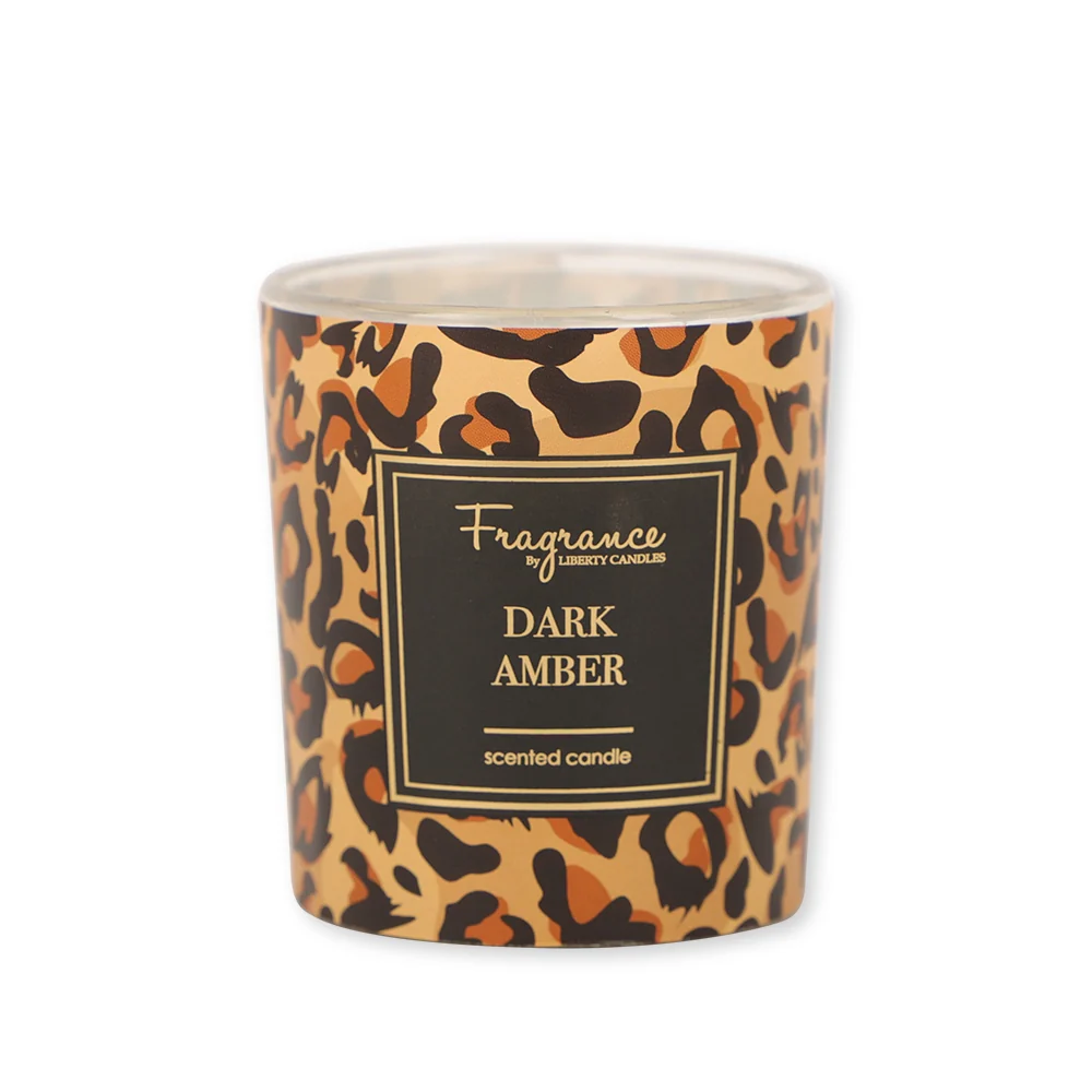 4Oz Jar Luxury Scented Candle - Dark Amber