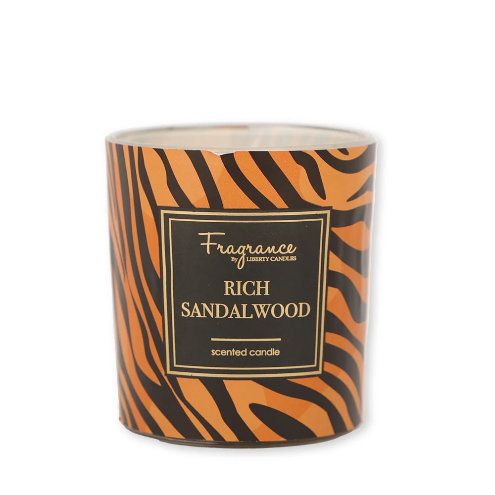 4Oz Jar Luxury Scented Candle - Rich Sandalwood
