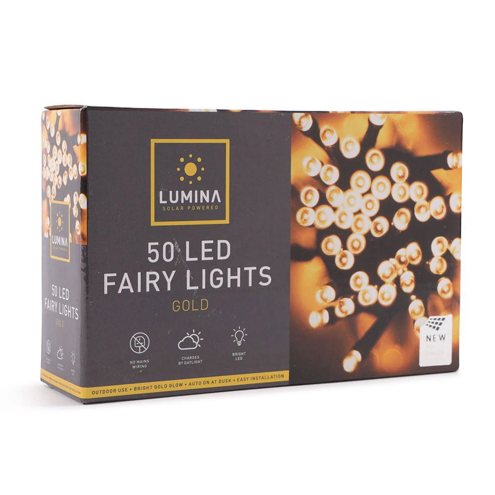 50 Gold Led Fairy Lights