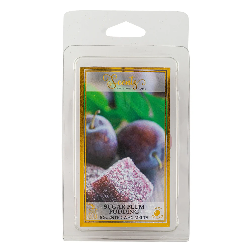 8 Plum Pudding Scented Wax Melts