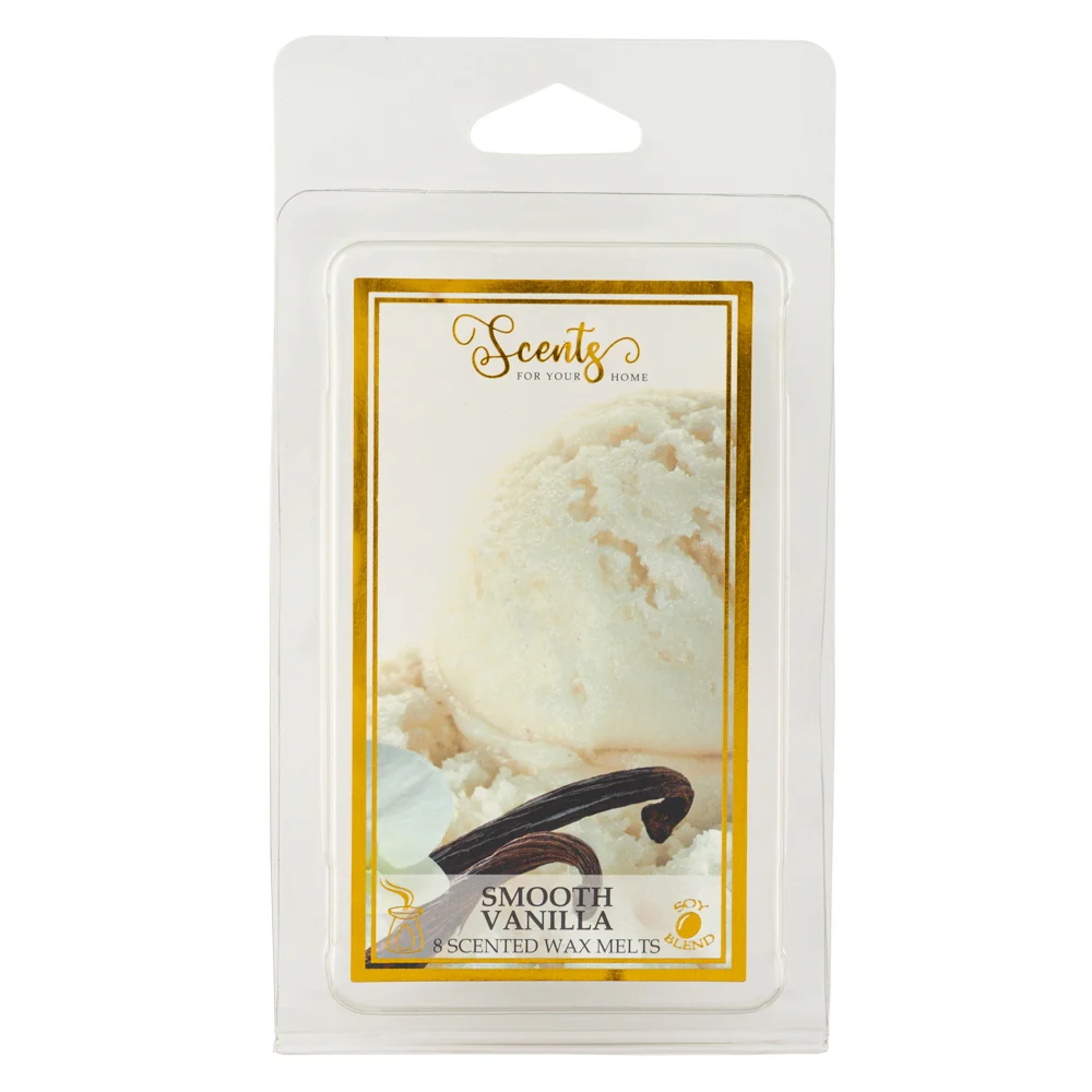 8 Smooth Vanilla Scented Wax Melts
