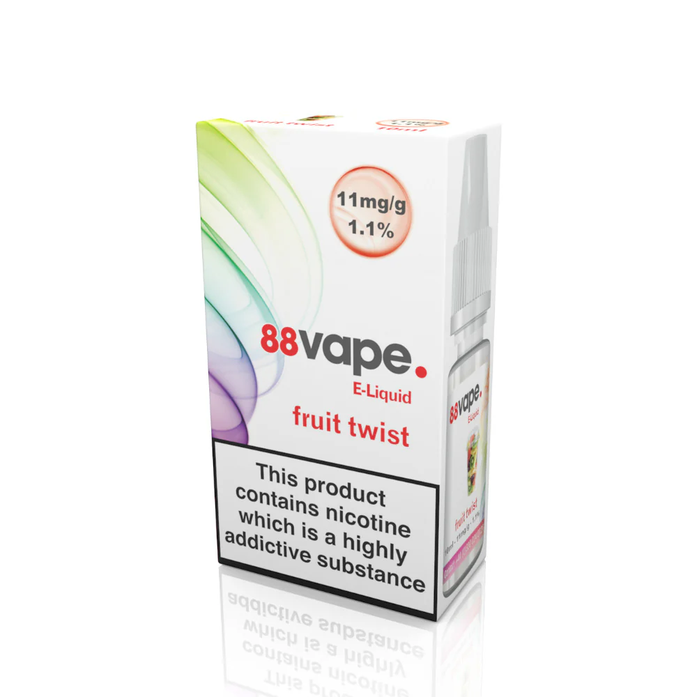 88Vape E-Liquid 11Mg Fruit Twist 10Ml