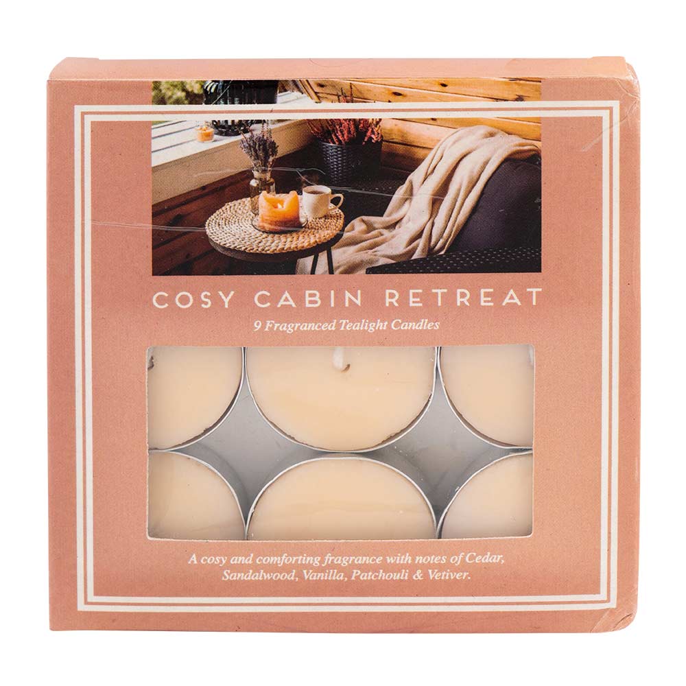 9 Pack Cocoa & Maple Scented Tealights - Image 2