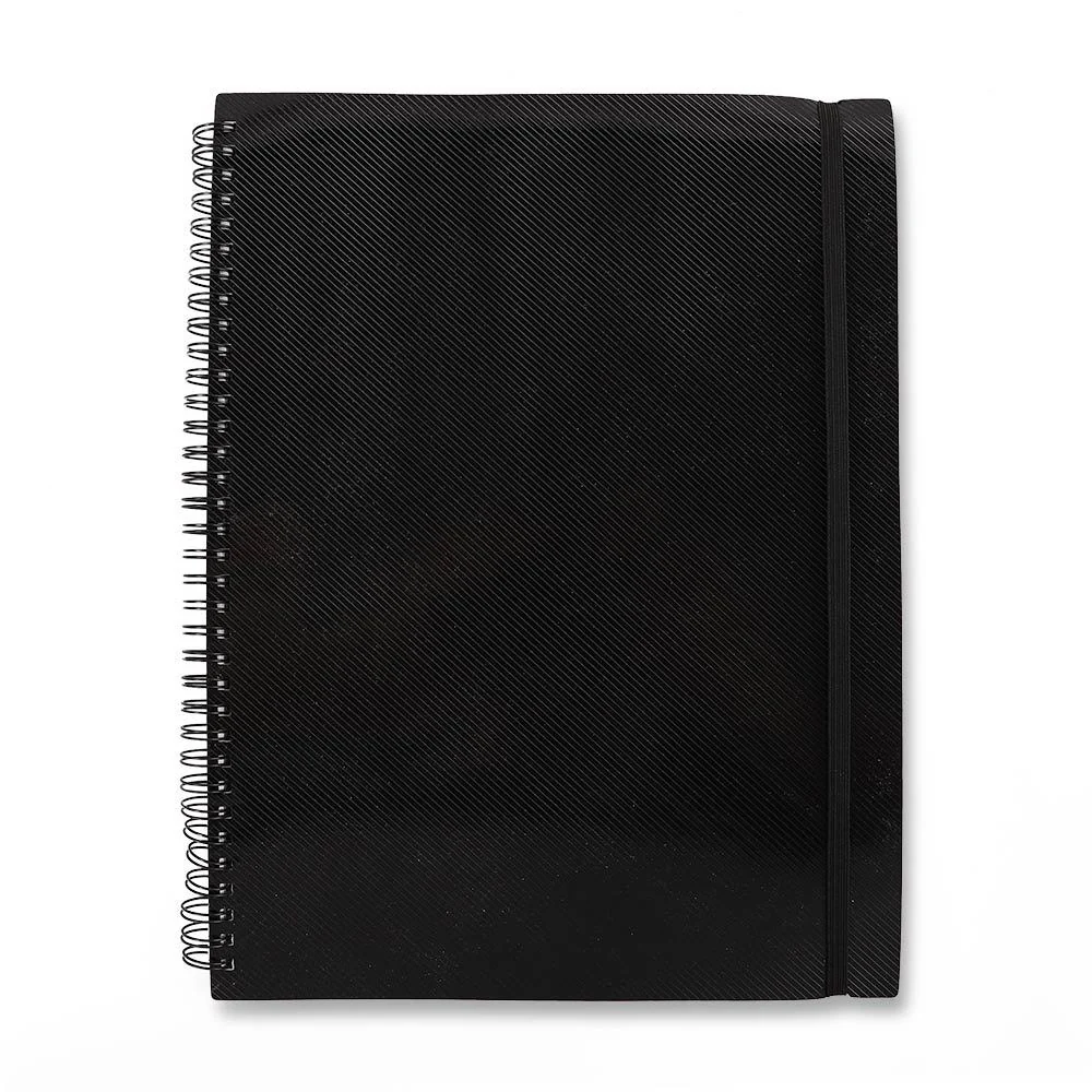 A4 Twin Wire Note Book Black