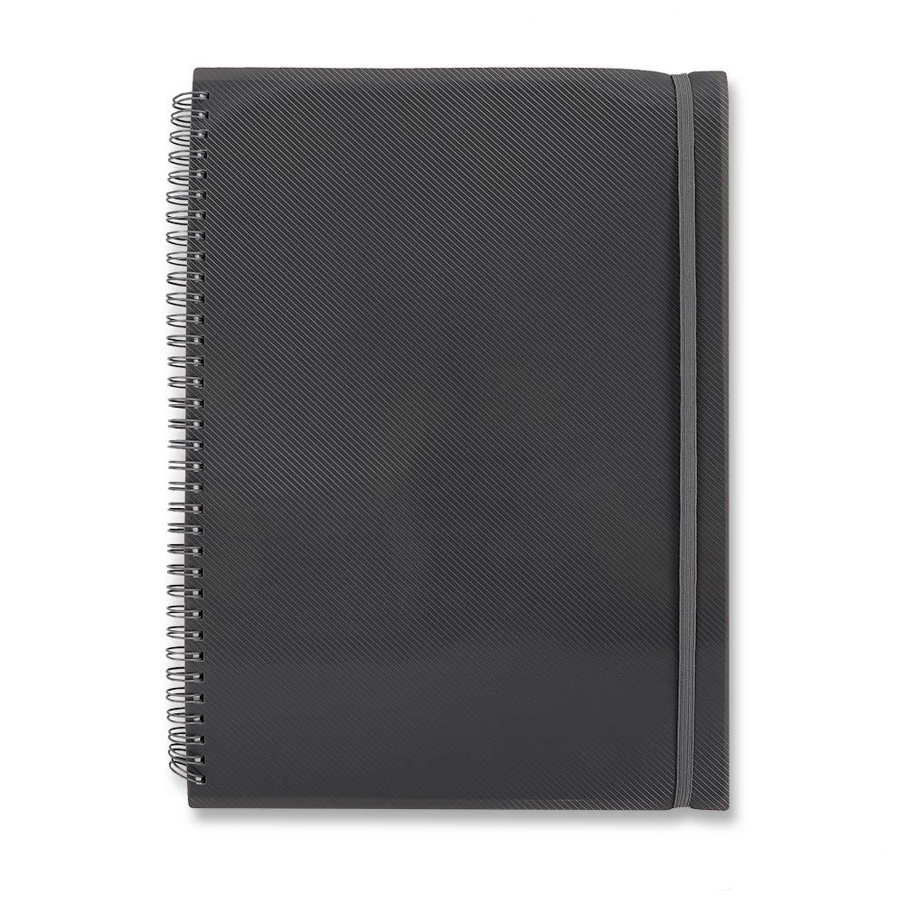 A4 Twin Wire Note Book Grey