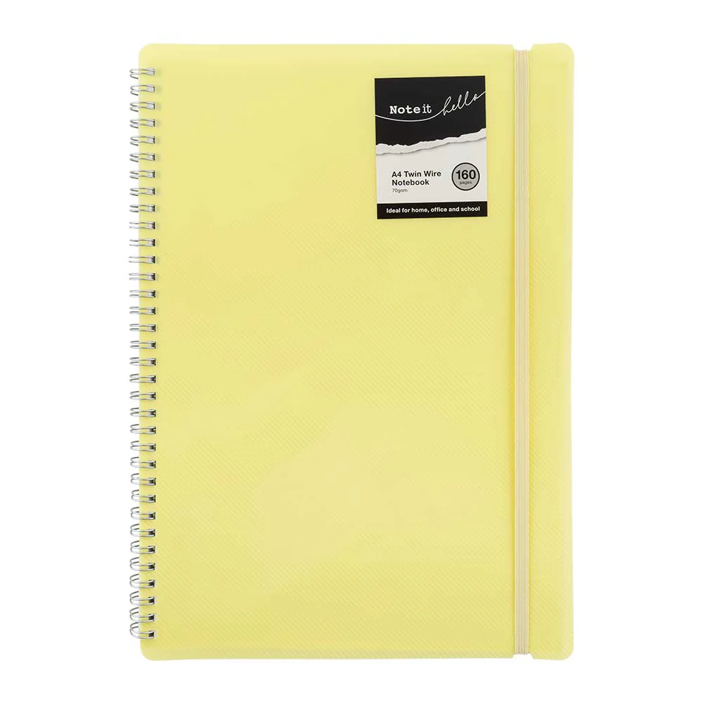 A4 Twin Wire Notebook 160 Pages - Image 3