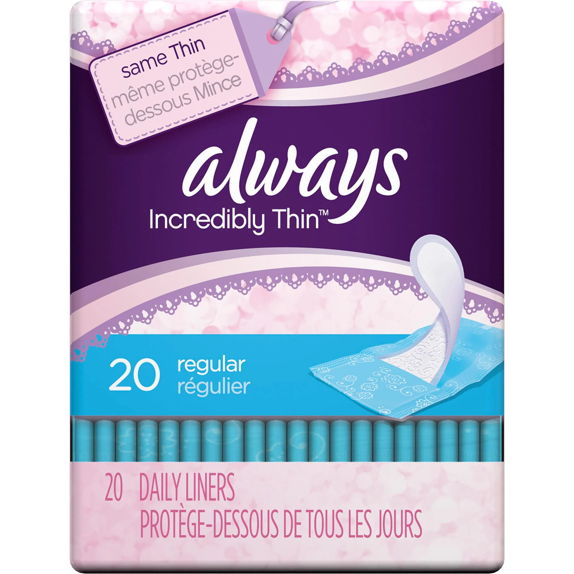 Always Daily Liners 20 Pack