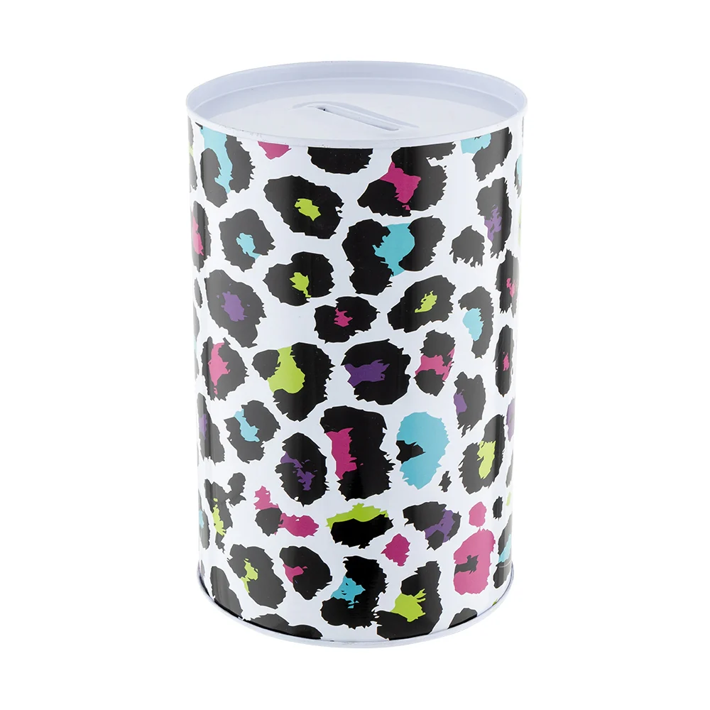 Money Tin Animal Pattern