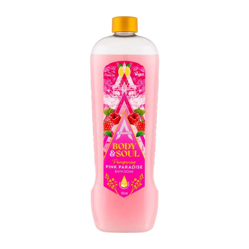 Astonish Pink Paradise Bath Soak 750ml