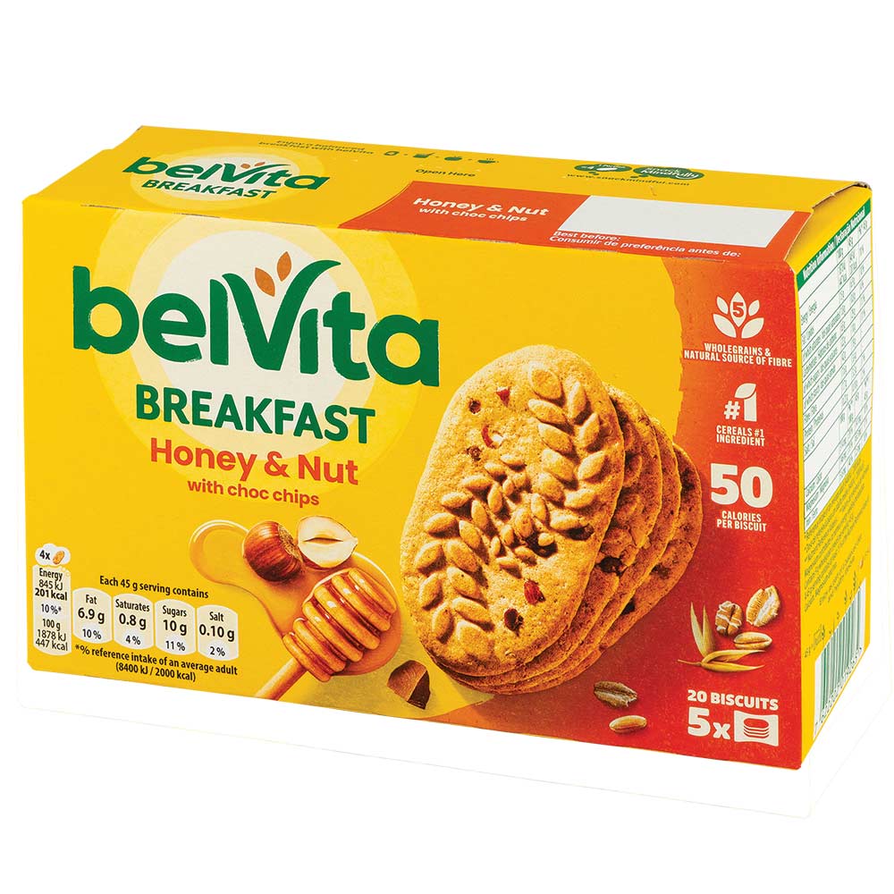 Belvita Breakfast Biscuits Honey & Nut 225g - Image 3