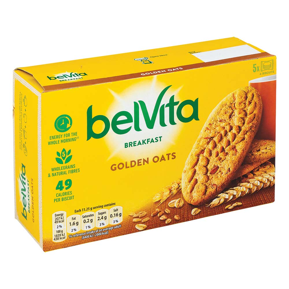 Belvita Breakfast Biscuits Golden Oats 225g - Image 2