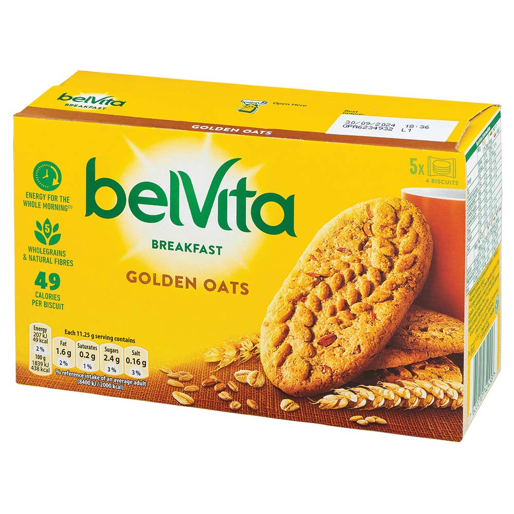 Belvita Breakfast Biscuits Golden Oats 225g - Image 3
