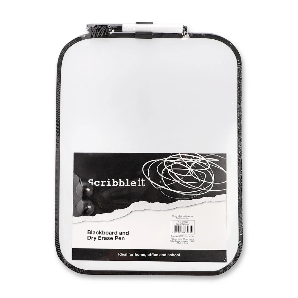 Blackboard And Pen White