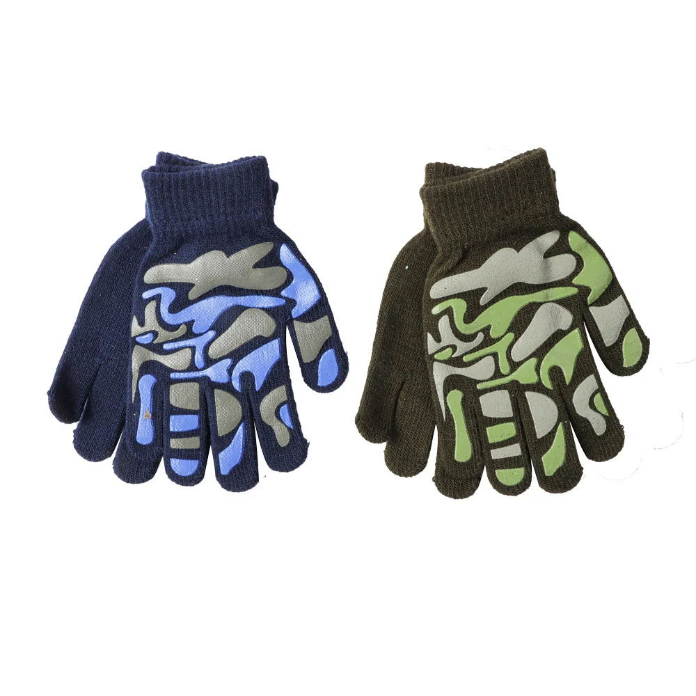 1 Pair Grip Gloves - Camo