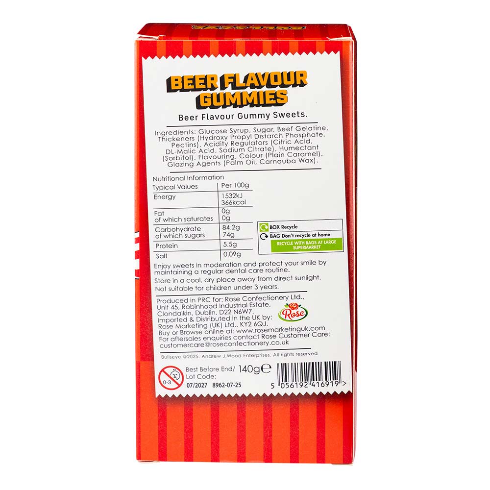 Bully's Beer Flavour Gummies 140g - Image 2