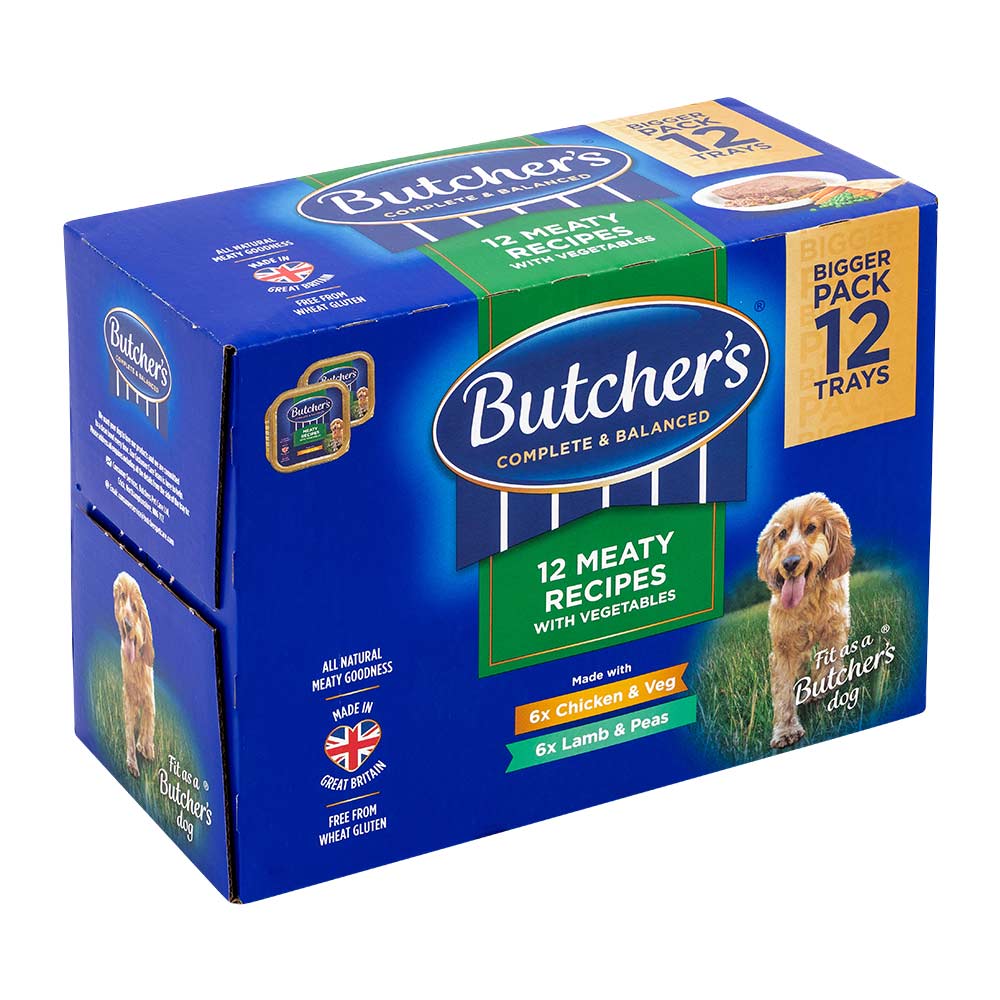 Butcher's Meat And Vegetable Wet Dog Food Trays 150g x 12 Pack - Image 2