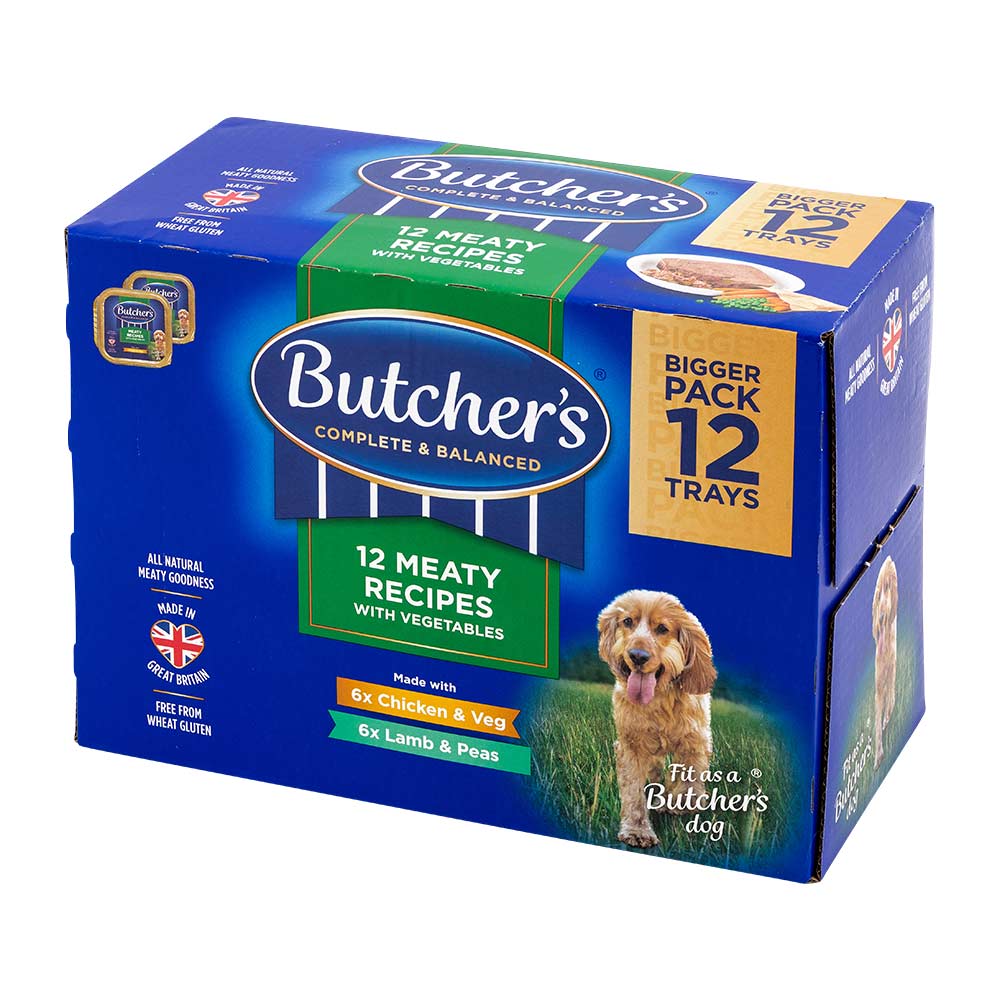 Butcher's Meat And Vegetable Wet Dog Food Trays 150g x 12 Pack - Image 3
