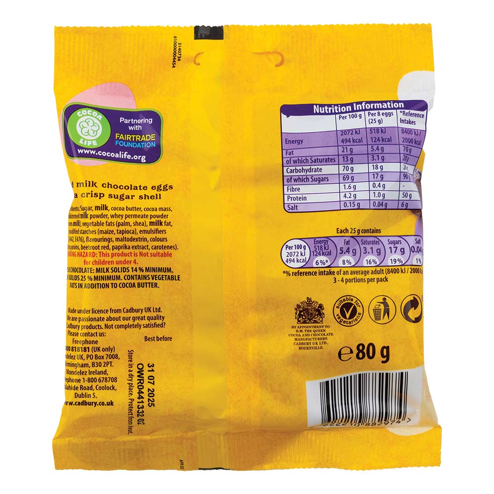 Cadbury Mini Eggs 74g - Image 2