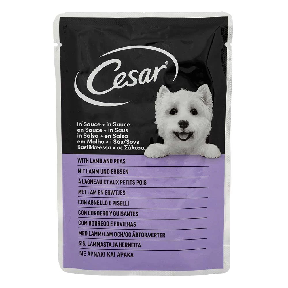 Cesar Selection in Sauce Adult Dog Pouches 40 X 100g - Image 4