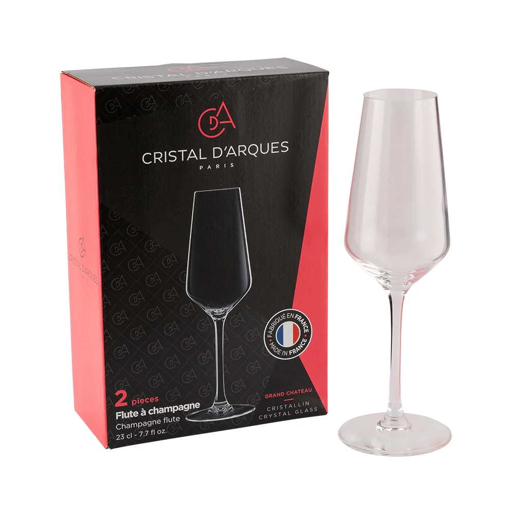 Cristal D'Arques Champagne Flutes- 2 Pack