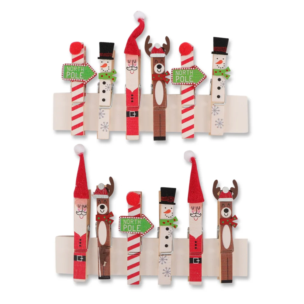 12 Character Christmas Clips