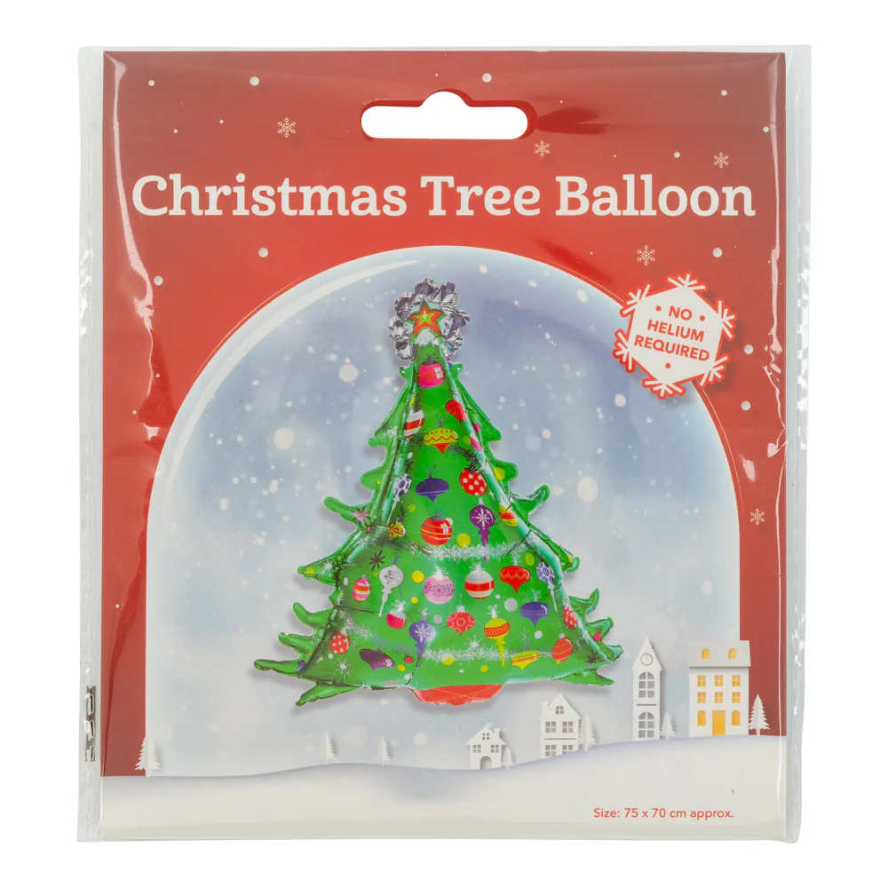 Christmas Tree Balloon 75cm x 70cm - Image 2
