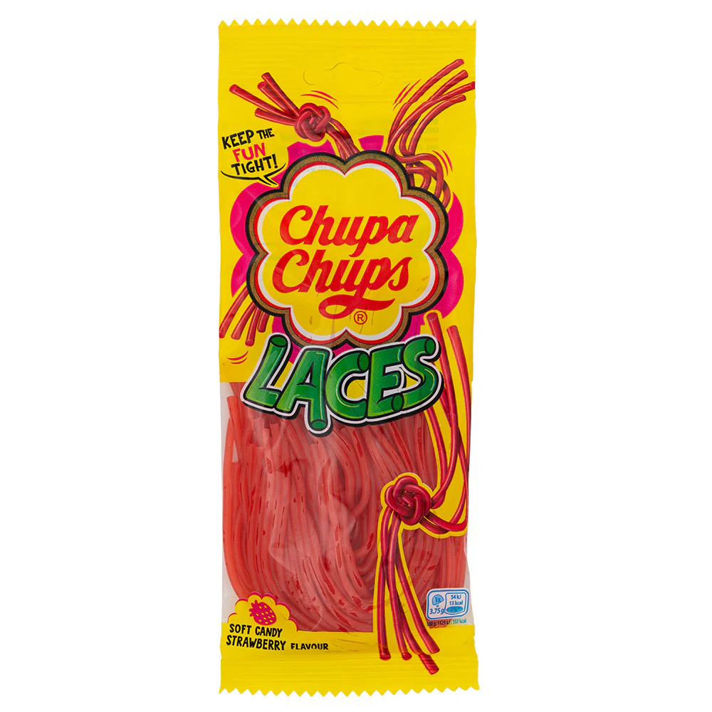 Chupa Chups Strawberry Laces 90g