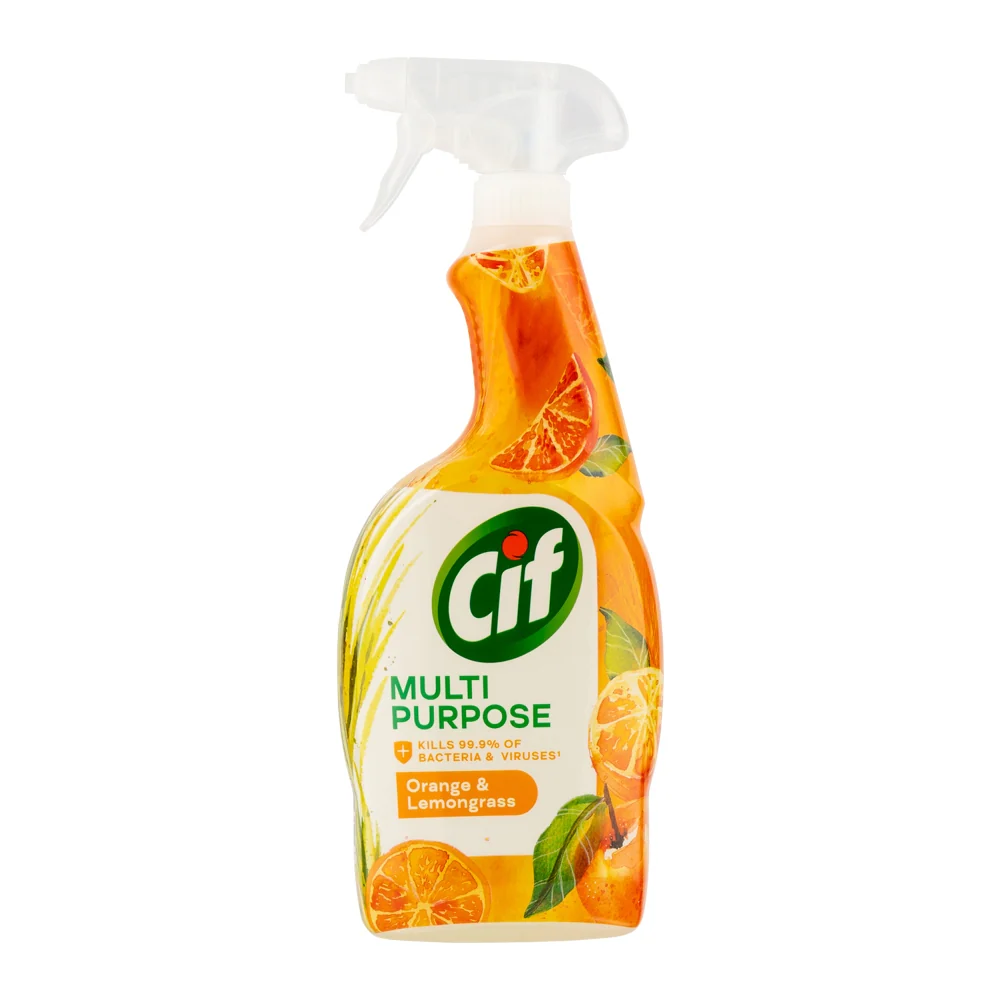 Cif Multipurpose Cleaner Spray Orange & Lemongrass 750ml