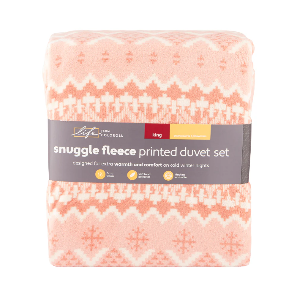 Snuggle Fleece Printed Duvet Set - Image 2