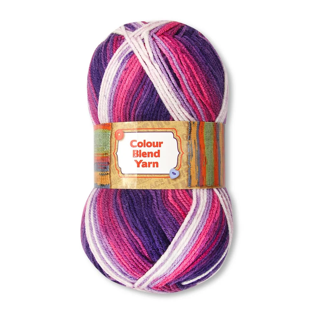 Colour Blend Yarn Purples 1X150G