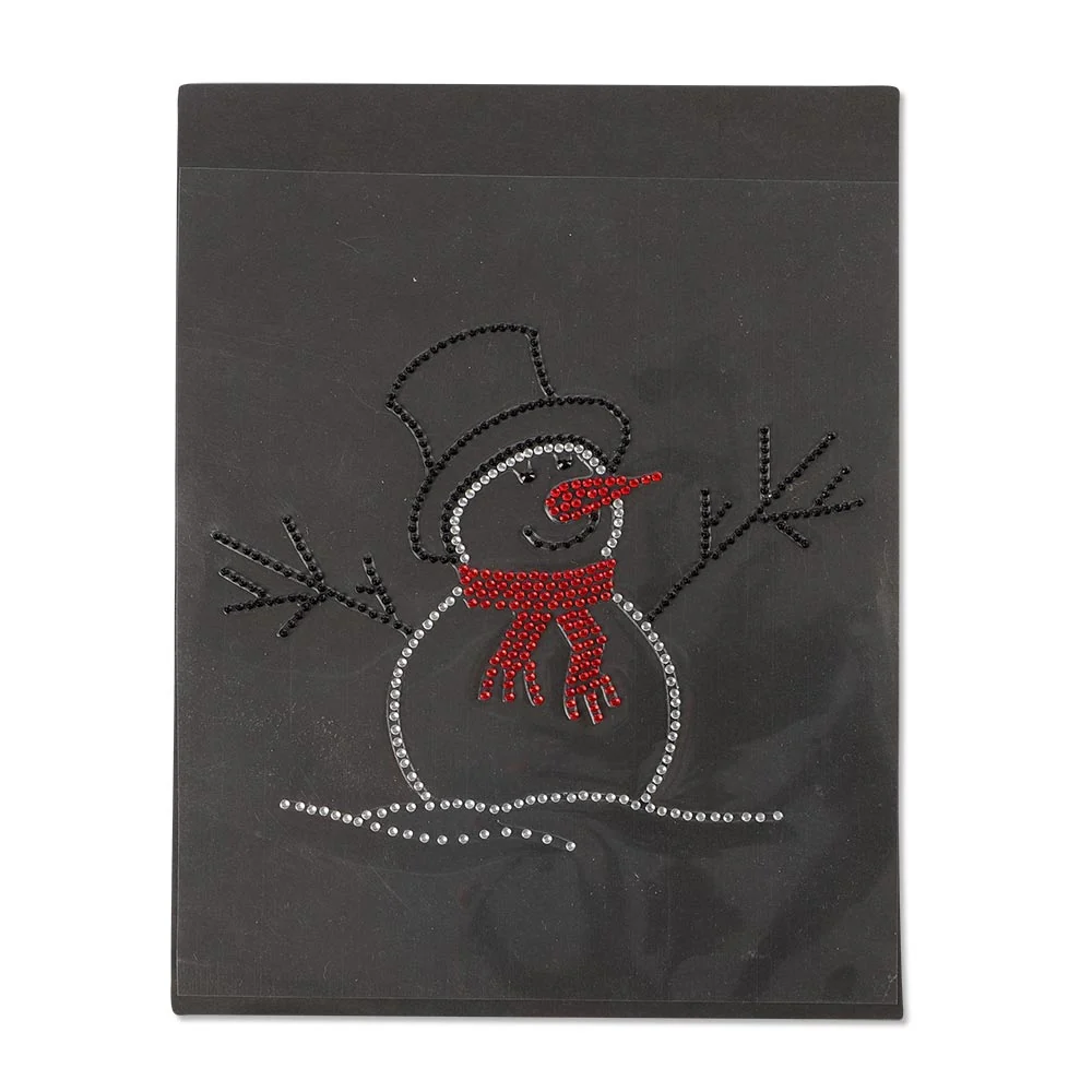 Crystal Snowman Window Stickers
