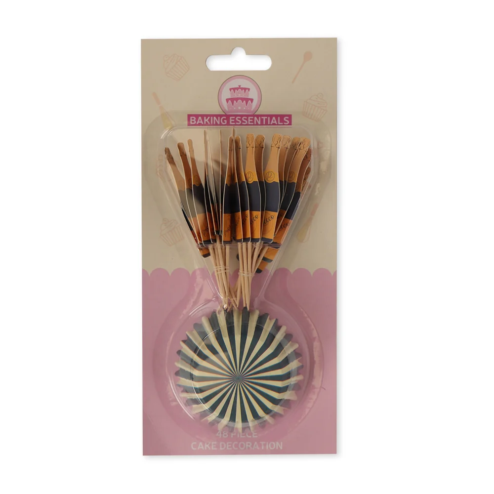 Cupcake Case & Topper 48 Pack