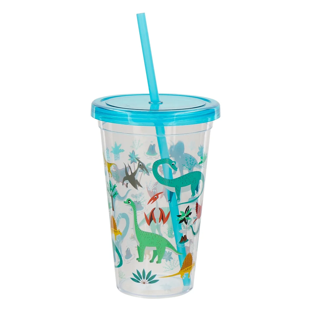 Dinosaur Cup With Straw