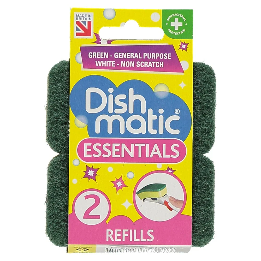 Dishmatic Sponge Refills 2 Pack