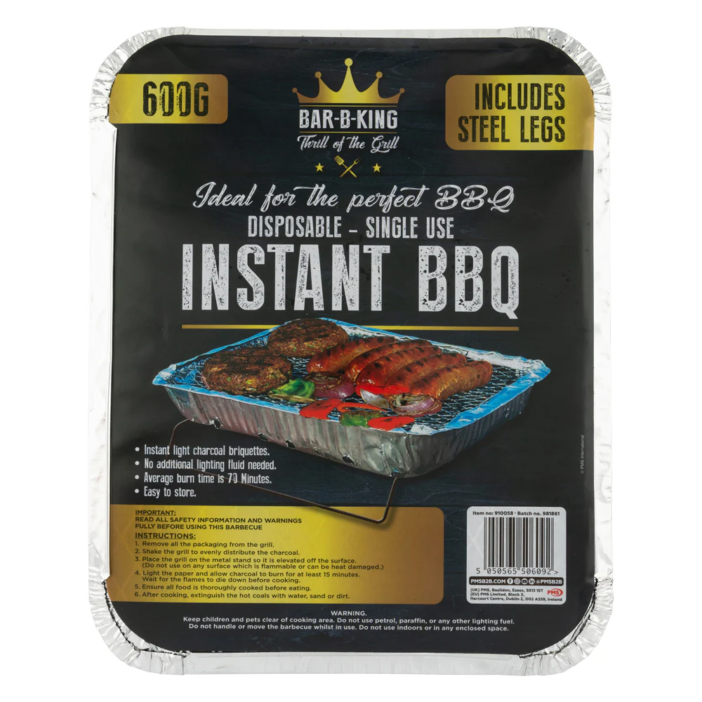 Disposable Instant Barbecue With Legs - Image 2