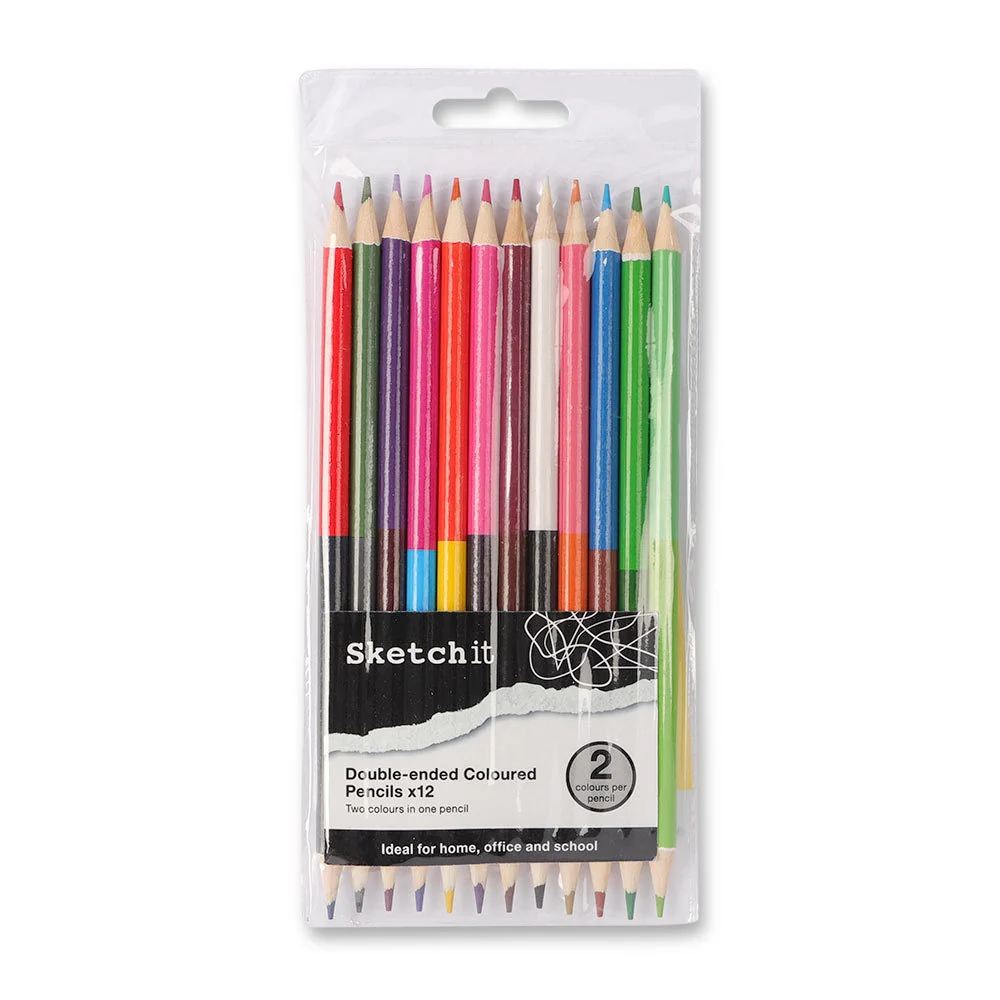 Double End Colouring Pencils 12 Pack