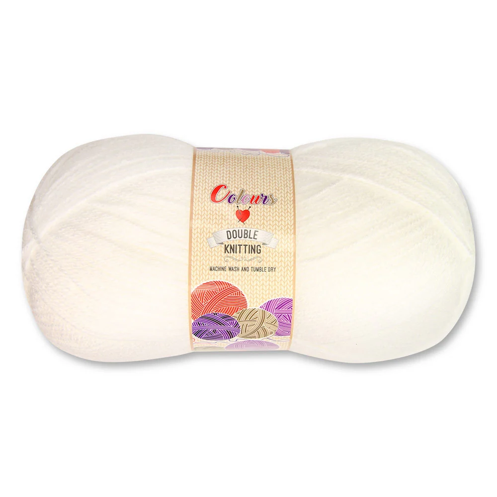 White Double Knit Standard Yarn 150g