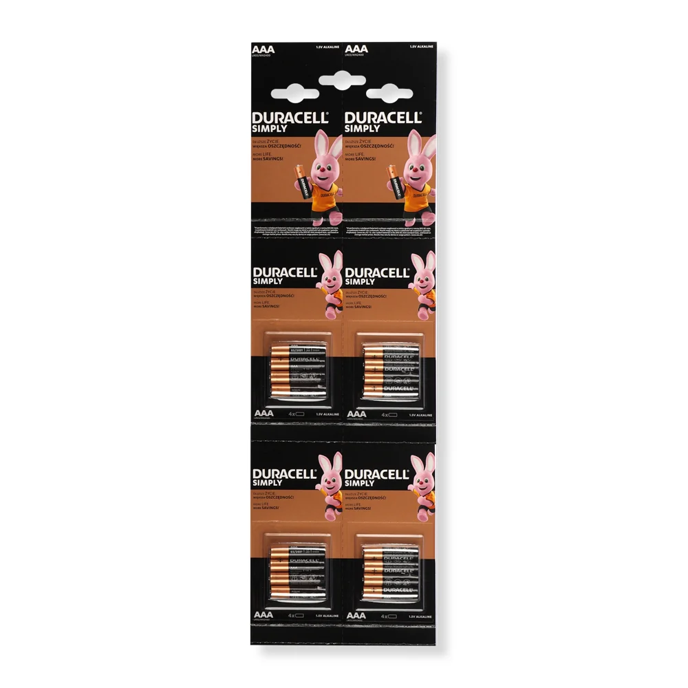 Duracell AAA Batteries 4 Pack