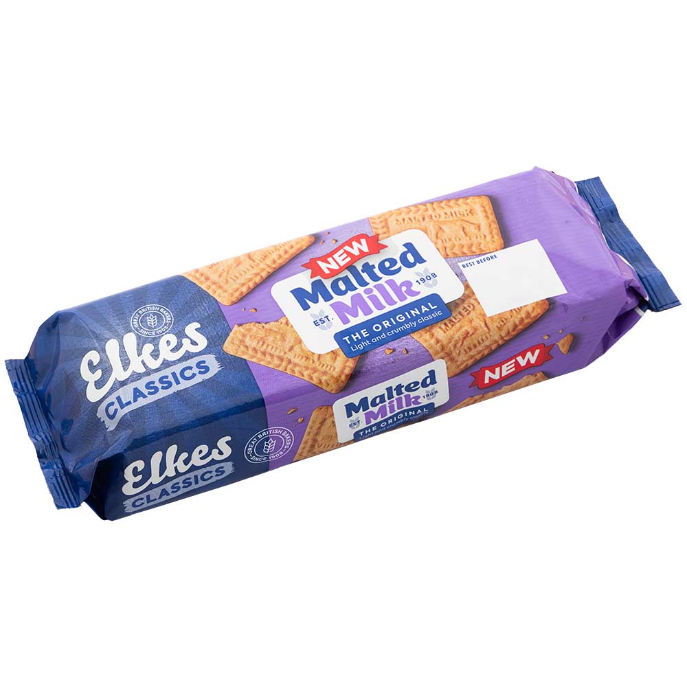 Elkes Classic Malted Milk Biscuits 200g - Image 2
