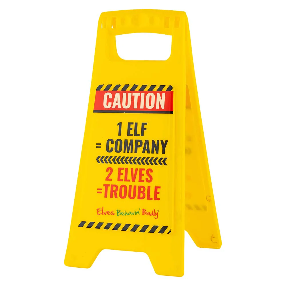 Elves Caution Sign - Image 2