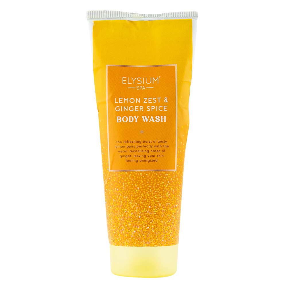 Elysium Spa Citrus Joy Body Wash, Bath Oil & Bath Bomb Gift Set - Image 3