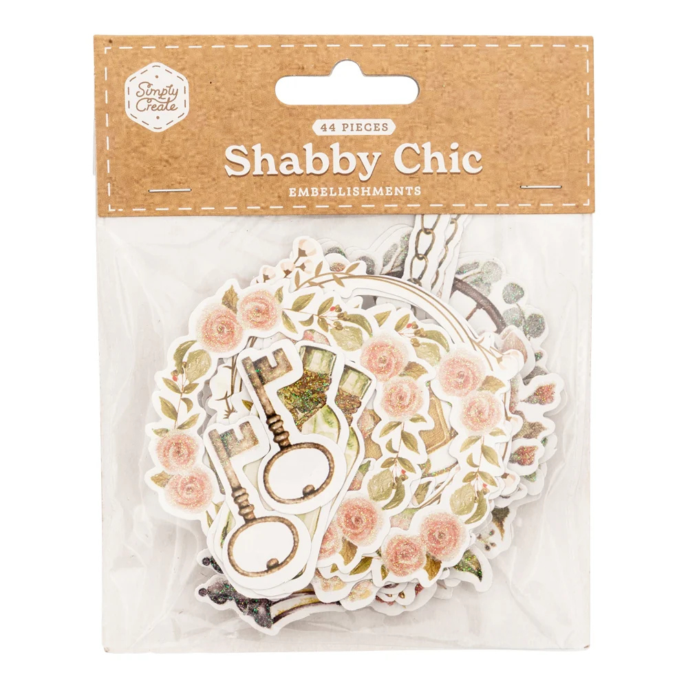 Birds & Roses Embellishments - 44 Pk